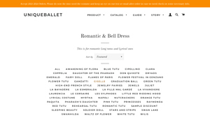 Unique Ballet - Romantic Bell Tutu Costume