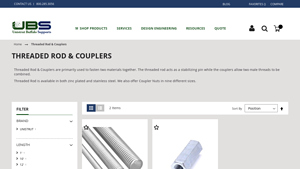 Unistrut Store - Threaded Rod & Couplers