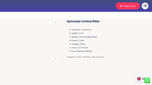 United Rides - Gyroscope Carnival Ride