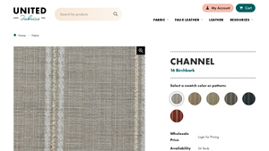 United Fabrics - CHANNEL-16-BIRCHBARK