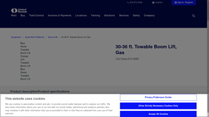 JLG - 30-36 ft. Towable Boom Lift