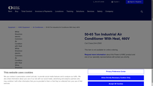 United Rentals - 50-65 Ton Industrial Air Conditioner