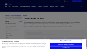 United Rentals - Water Truck Rentals