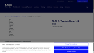 JLG - 30-36 ft. Towable Boom Lift