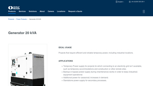 United Rentals - Generator 20 kVA