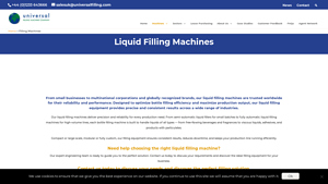 Universal Filling - Liquid Filling Machines