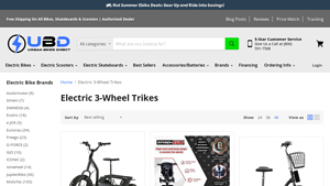 Urban Bikes Direct - MOTOTEC 48V Electric Trikes & SNAPnGO Scooter