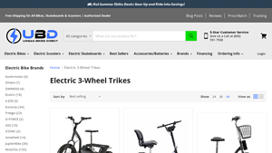 Urban Bikes Direct - Electric 3-Wheel Trikes