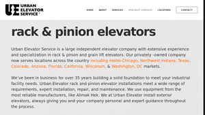 Urban Elevator Service - Rack & Pinion Elevators