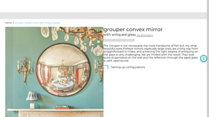 Pooky - Grouper Convex Mirror