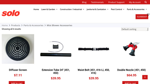 Solo - Mist Blower Accessories