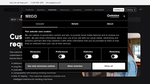 Seco - Smart Touchscreen Solutions for Vending Machines