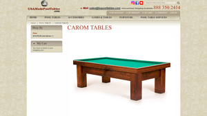 UsaMadePoolTables - Carom Tables