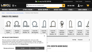US Cargo Control - Stainless Steel Shackles