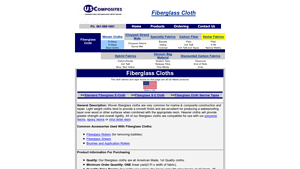US Composites - Fiberglass Cloths and Specialty Fabrics