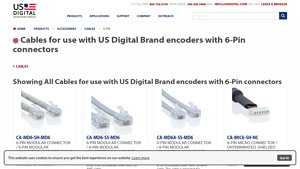 US Digital - 6-Pin Cables