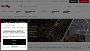 USG - Suspended Drywall Ceilings