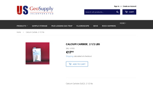US Geo Supply - Calcium Carbide