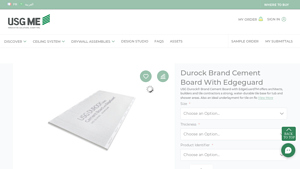 Durock - Cement Board with EdgeGuard