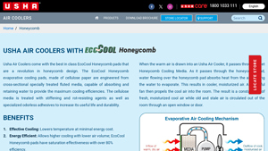 Usha - EcoCool Honeycomb Pads