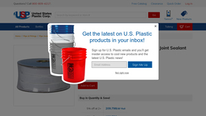 US Plastic - 1 x 30' White ePTFE Joint Sealant Tape