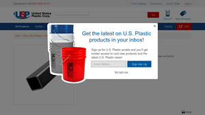 US Plastic - PVC Hollow Square Tube