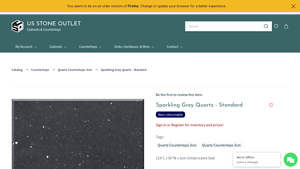 US Stone Outlet - Sparkling Grey Quartz Countertop