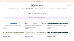 US Wall Decor - Peel & Stick Wallpaper