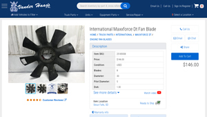 International - MAXXFORCE DT Fan Blade