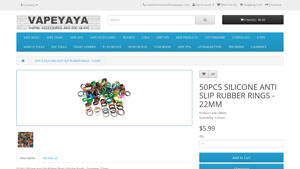 Vapeyaya - 50PCS Silicone Anti Slip Rubber Rings