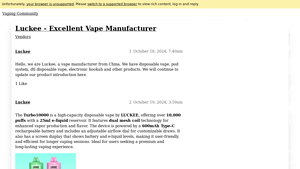 LUCKEE - Turbo10000 Disposable Vape