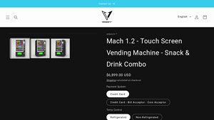 Vendify - Mach 1.2 Touch Screen Vending Machine