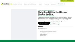 MarketOne - 5W Cold Food Elevator Vending Machine