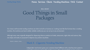 Vending Design Works - Mark X Black Finish Vending Machine