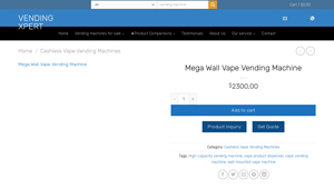 Mega Wall - Cashless Vape Vending Machine