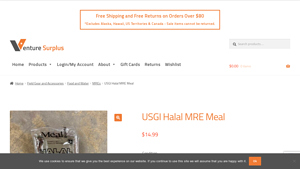 USGI - Halal MRE Meal