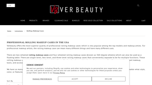 VerBeauty - Professional Rolling Makeup Cases