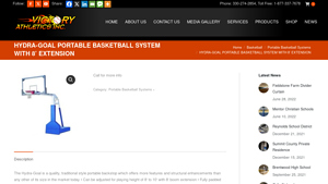 Victory Athletics - Hydra-Goal Portable Basketball System
