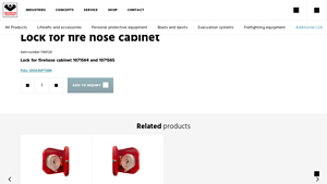 Viking - Fire Hose Cabinet Lock