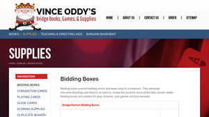 Vince Oddy - Bridge Partner Bidding Boxes