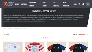 Vintage Sports - USA Player Issue Jerseys