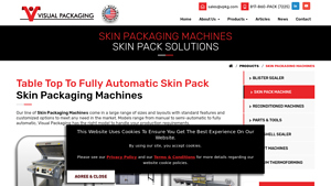 Visual Packaging - Skin Packaging Machines