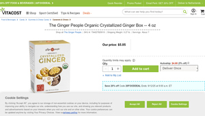 The Ginger People - Organic Crystallized Ginger Box