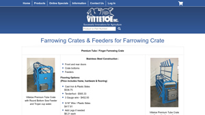 Vittetoe - Premium Farrowing Crates & Feeders