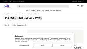 Tao Tao - RHINO 250 ATV Parts