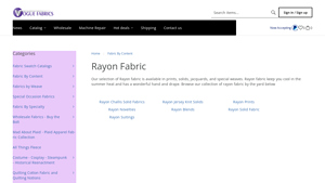 Vogue Fabrics - Rayon Fabric by the Yard