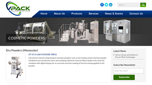 VPack Technologies - Lab Powder Press for Cosmetic Powders