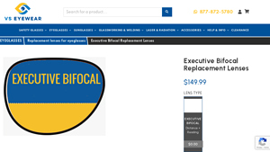 Vseyewear - Executive Bifocal Replacement Lenses