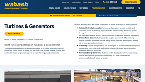Wabash Power - Industrial Turbines and Generators