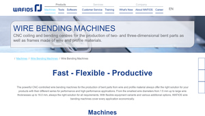 WAFIOS - CNC Coiling and Bending Machines